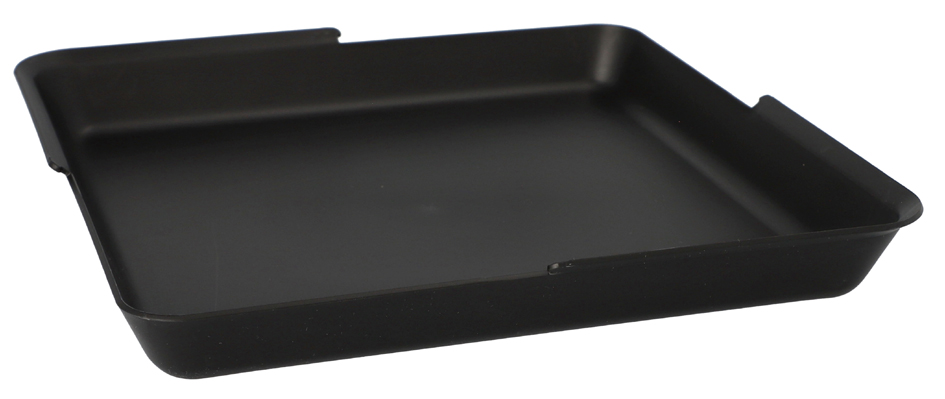PAPSTAR Barquette Circulware, carré, 1 compartiment, noir