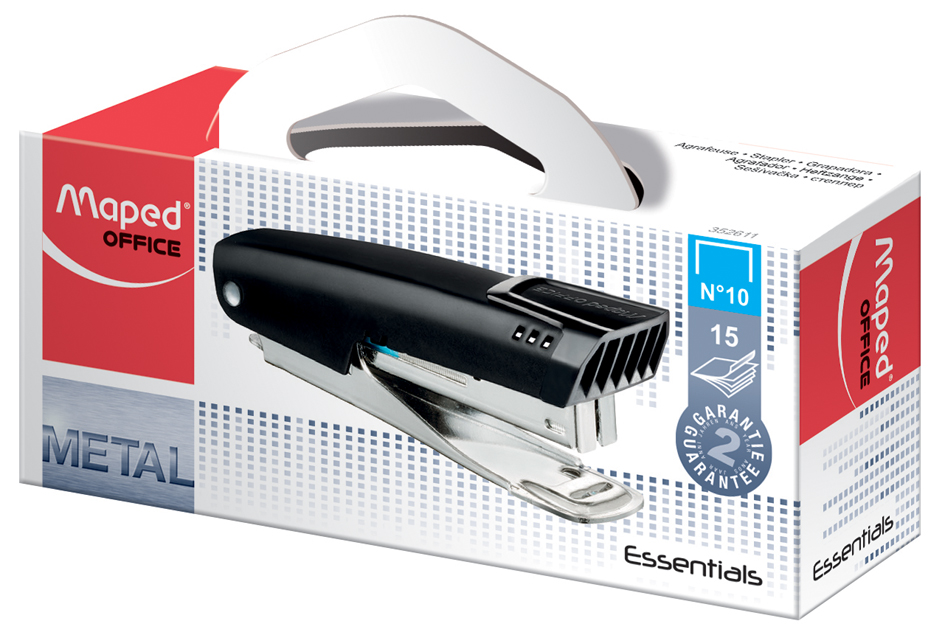 Agrafeuse Pocket Essentials E3526, dans un carton