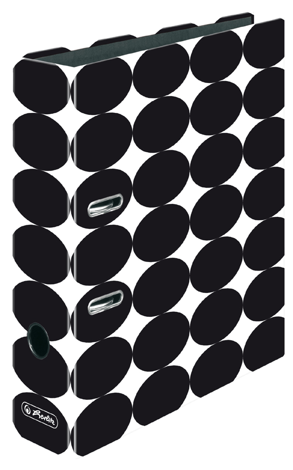 herlitz Classeur à motif maX.file 'Just Black', A4