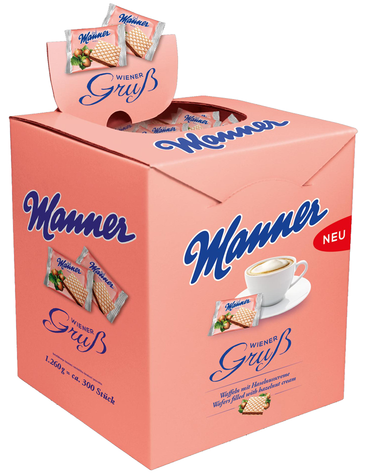 Manner Gaufrettes "Wiener Gruß", carton