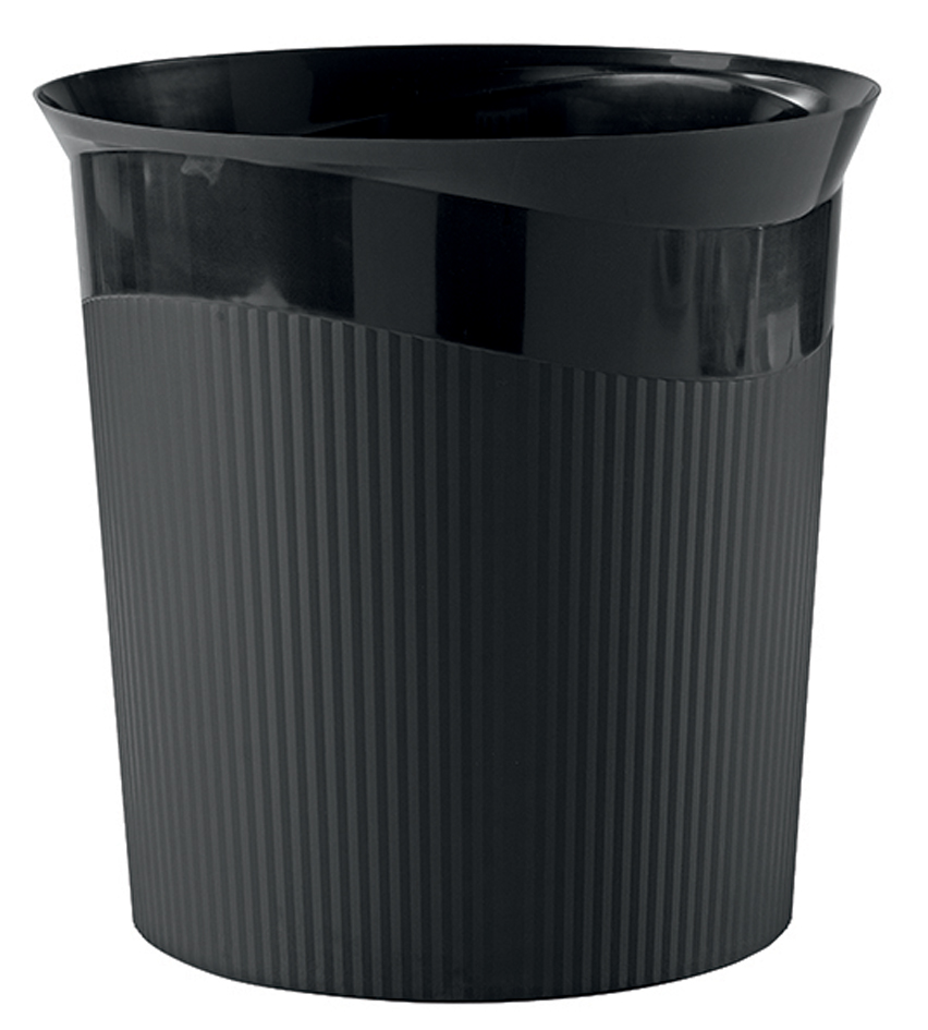 HAN Corbeille à papier Re-LOOP, 13 litres, noir