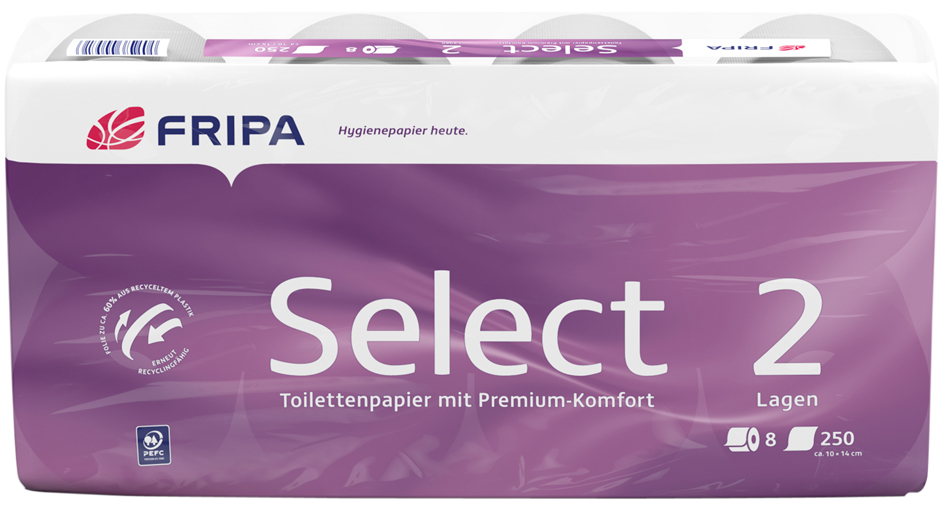 Papier toilette, emballage standard