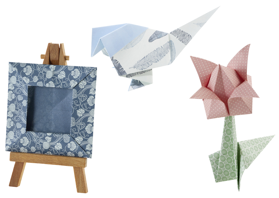 folia Papier à plier 'Nostalgia', 150 x 150 mm, 50 feuilles