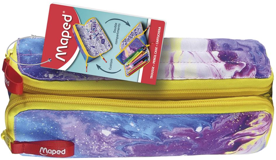 Maped Trousse double XXL FANCY 'ROSA MARMOR'