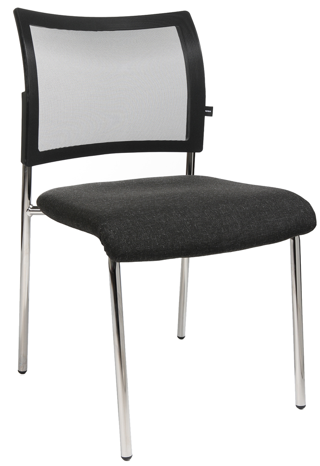 Topstar Chaise de bureau 'filet Visit 10', anthracite