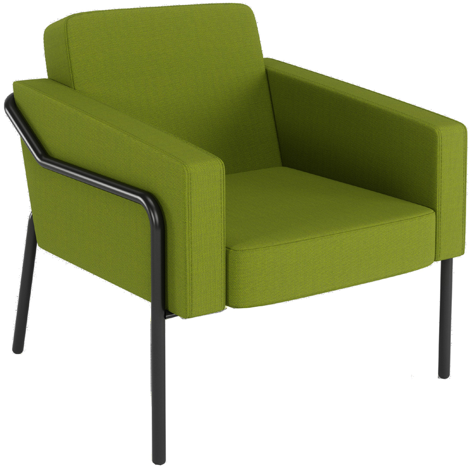 PAPERFLOW Fauteuil visiteur d'extérieur MEDSO KLASSIK L vert