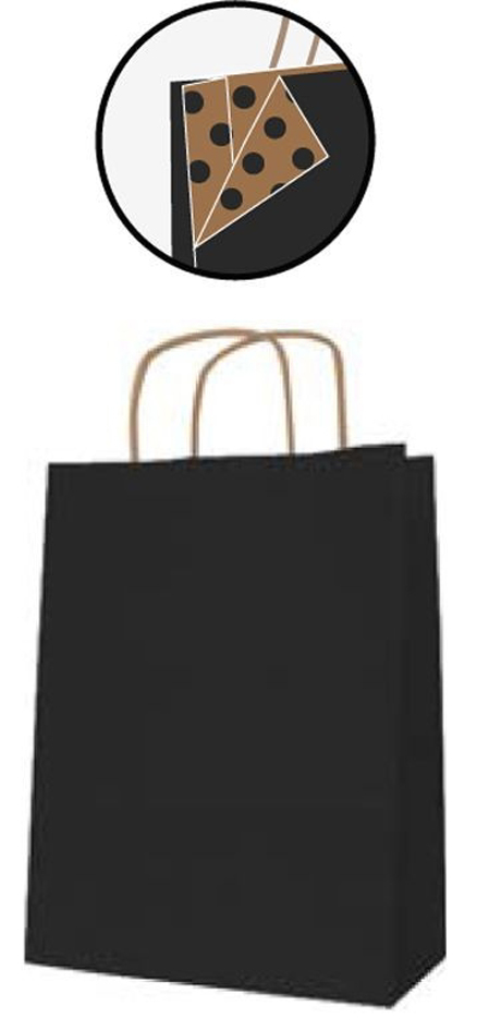Visuel de référence: Sac en papier, noir