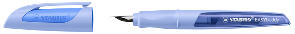 STABILO Stylo plume EASYbuddy M, droitiers, bleu nuage