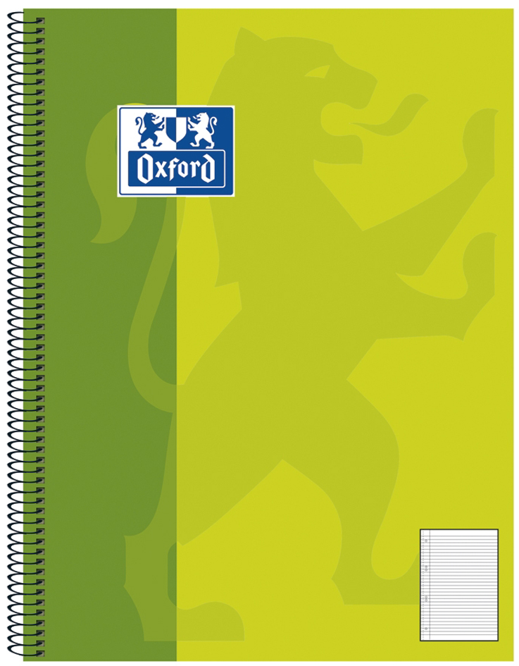 Visuel de référence: Cahier à spirale A5+ vert