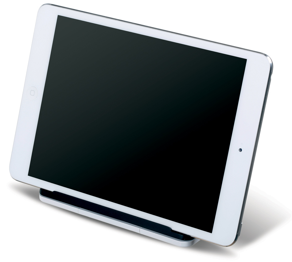 Visuel de référence: utilisation Support pour tablette smart-Line (livraison sans tablette)