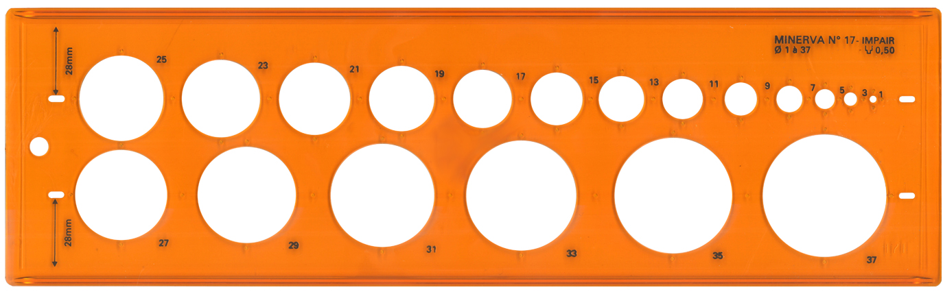 MINERVA Trace cercles Impairs, No.17