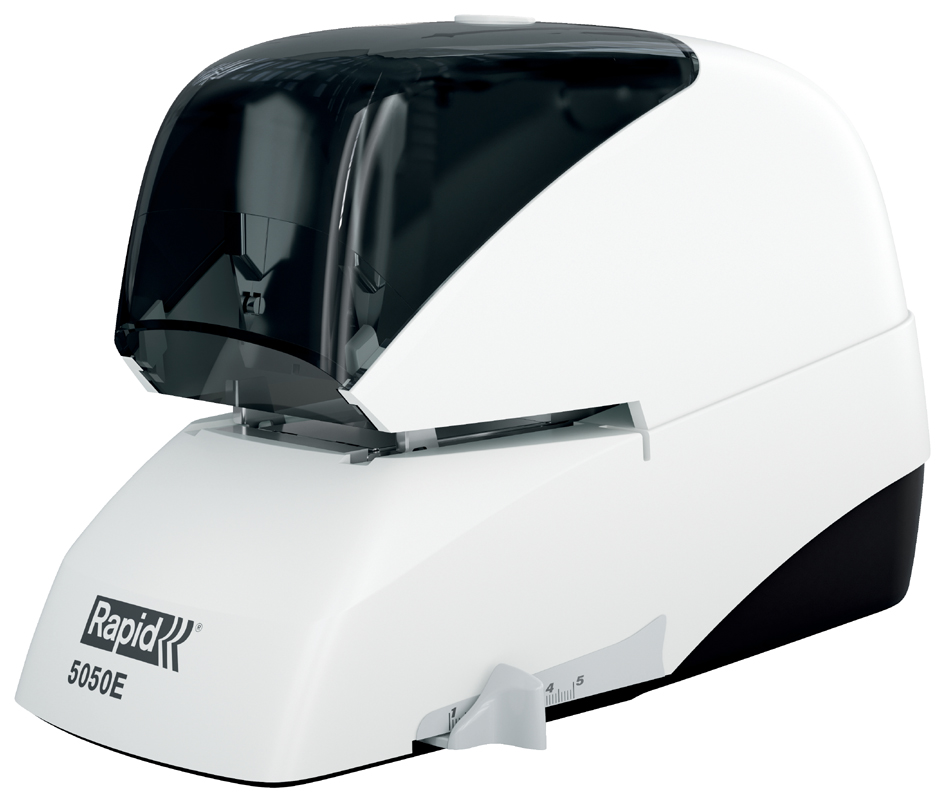 Rapid Agrafeuse électrique Supreme 5050e, blanc/noir