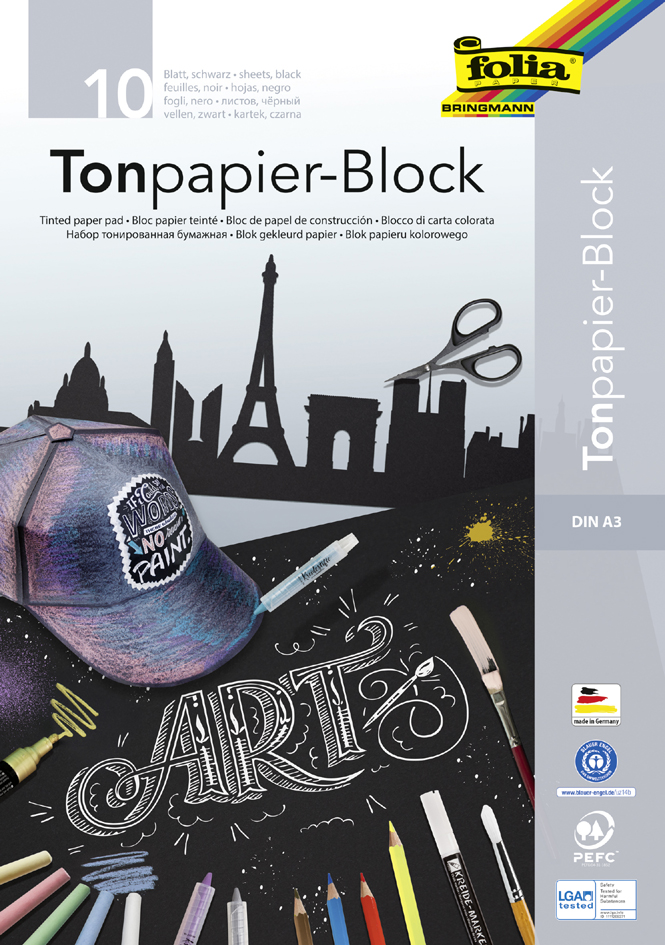 Blocs de papiers de couleur