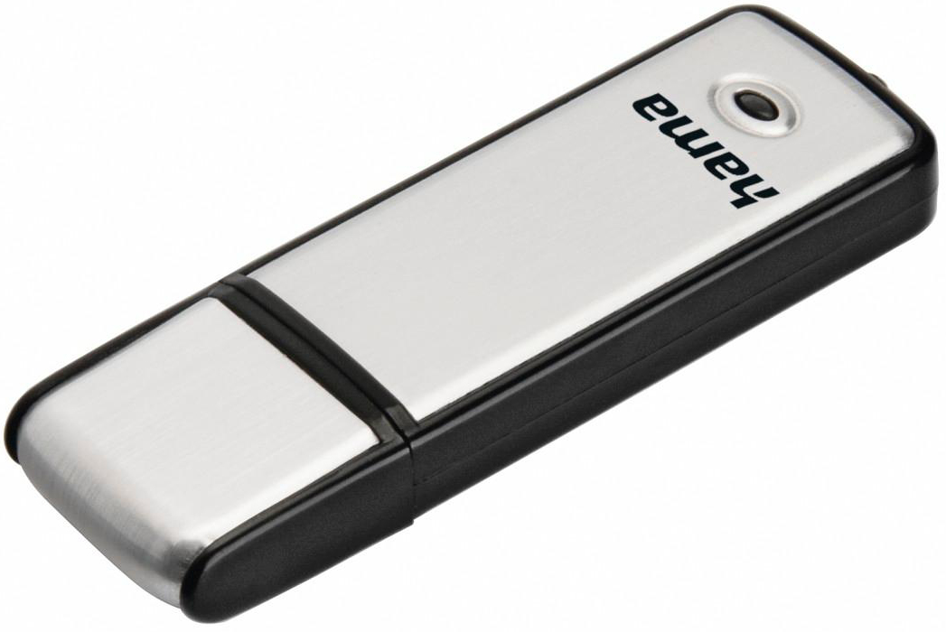 hama Clé USB 2.0 'Fancy', 128 GB, noir/argent