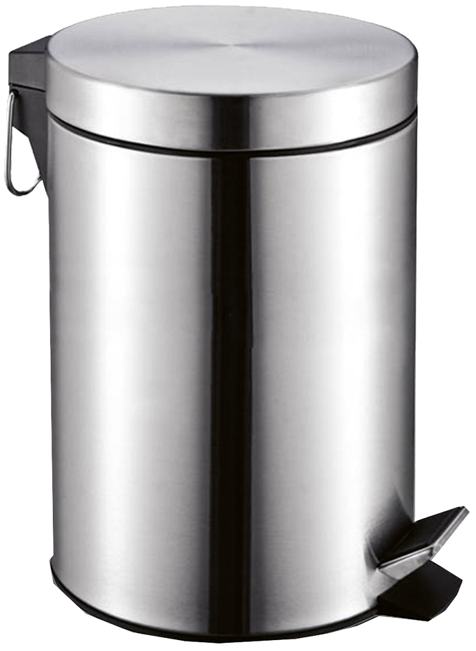 MOOR Poubelle cosmétique à pédale MELINDA, 3 litres, inox
