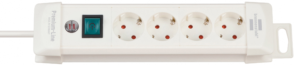 Bloc multiprises Premium-Line, blanc