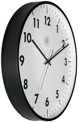 Horloge murale Ã  quartz NXT STIL, vue de profil