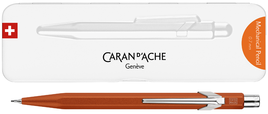 CARAN D'ACHE Porte-mines 844 Colormat-X, 0,7 mm, orange