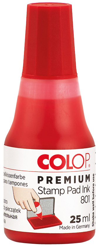 COLOP Encre tampon '801' pour cassette d'encrage, rouge