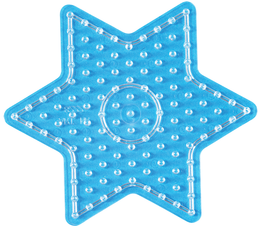Hama Plaque pour perles à repasser 'Etoile', transparent