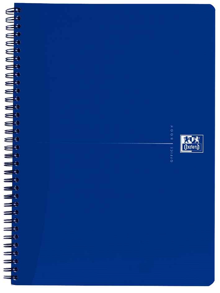 Oxford Cahier à spirale 'Original Blue', A4+, quadrillé,bleu