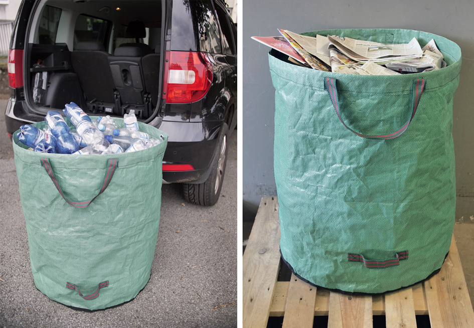 Utilisation: emballages vides ou papier