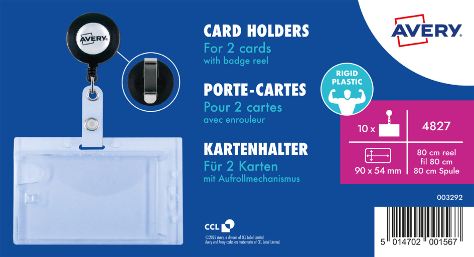 Porte-carte avec clip (4827)