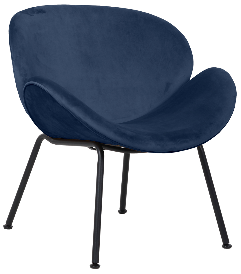 PAPERFLOW Fauteuil visiteur SMILE, bleu