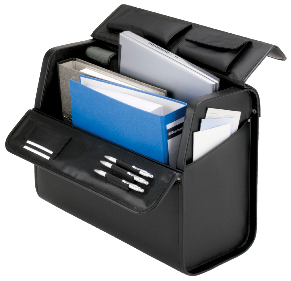 Alassio Valise pour pilotes 'MONDO', similicuir, noir