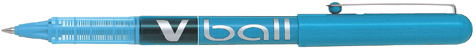 PILOT Stylo roller V Ball VB 5, pointe métal, bleu clair