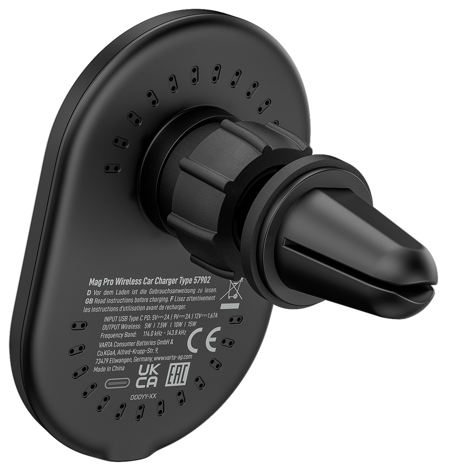 Chargeur Mag Pro Wireless Car Charger, vue de dos