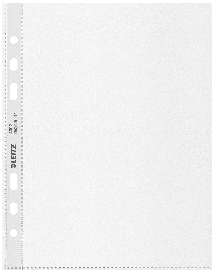 LEITZ Pochette perforée Recycle, A5, PP, grainé