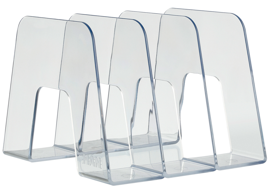 HAN Porte-revues SORTER, A4, 3 compartiments, transparent