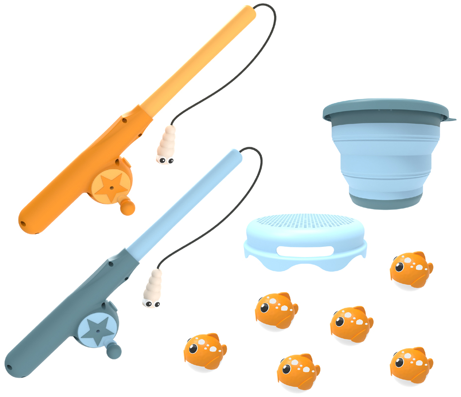 Pêche à la ligne "Fishing Game", contenu de la livraison