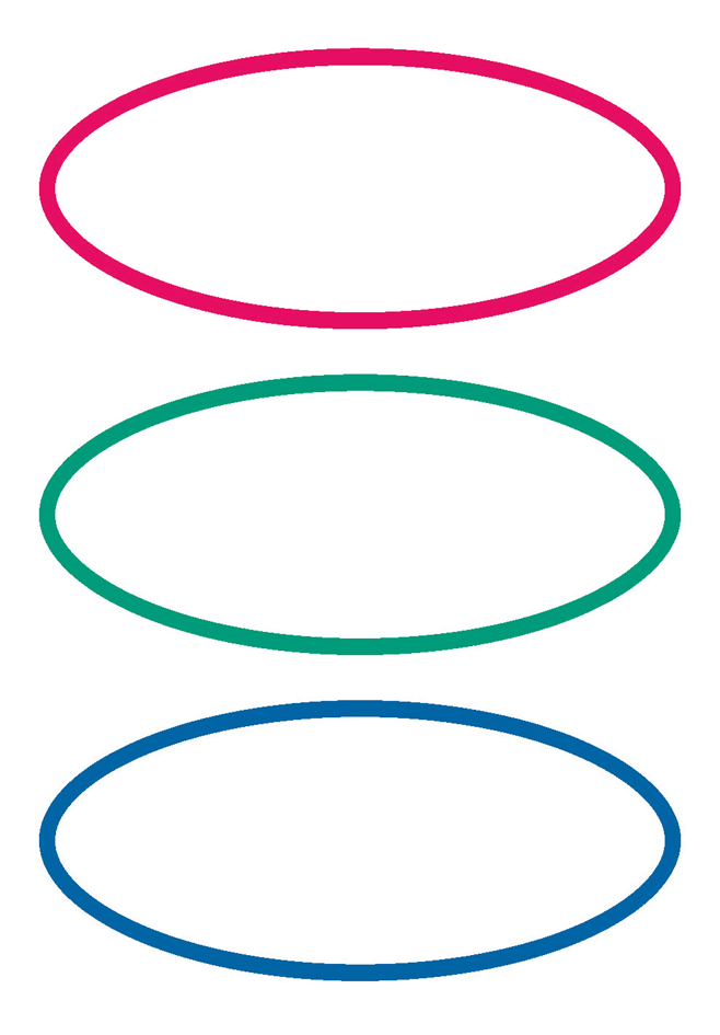 HERMA étiquettes pour livres, forme ovale, rouge / vert /