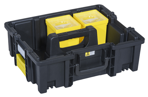 allit Caisse de transport EuroPlus Pro >KC<44.150/2L, noir