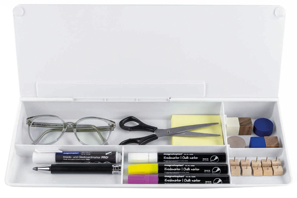 Organiseur de bureau Glasboard, ouvert