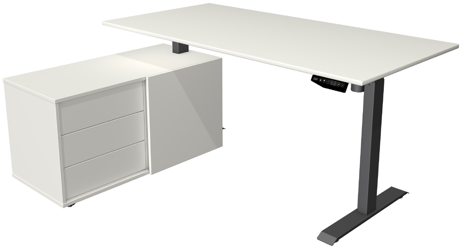 kerkmann Poste de travail complet Move 1, blanc
