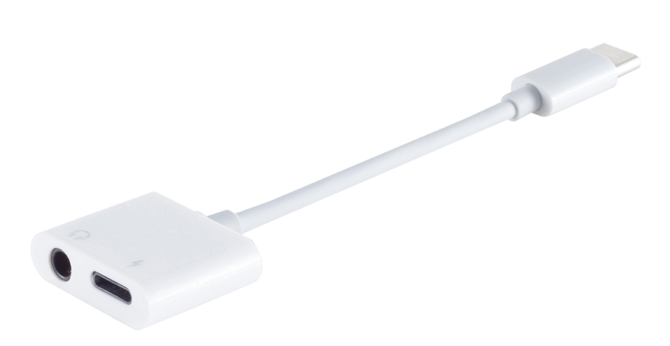 shiverpeaks Adaptateur BASIC-S, USB-C - jack 3.5 + USB-C