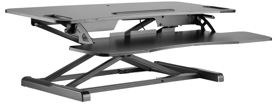 DIGITUS Garniture de bureau assis/debout, hauteur réglable