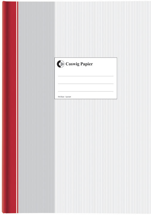 KÖNIG & EBHARDT Livre de comptes Coswing, A4, quadrillé