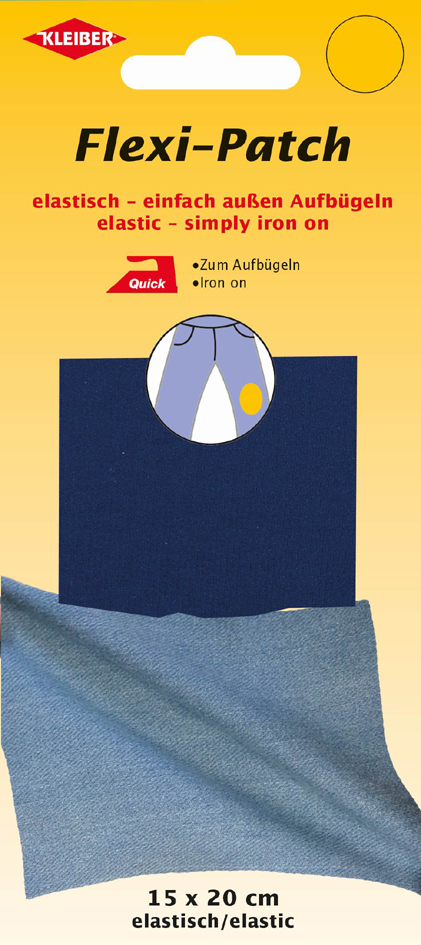 KLEIBER Patch thermocollant, repassage extérieur, bleu