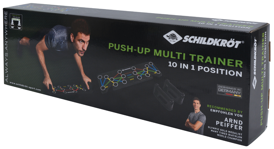 SCHILDKRÖT Planche à pompes Push Up Multi Trainer noir