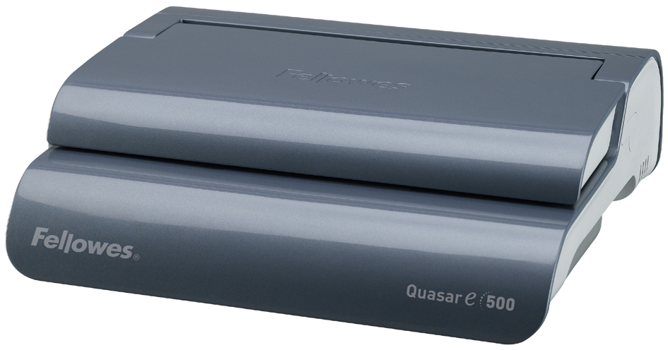 Perforelieur électrique à anneaux plastiques Quasar E 500, fermé