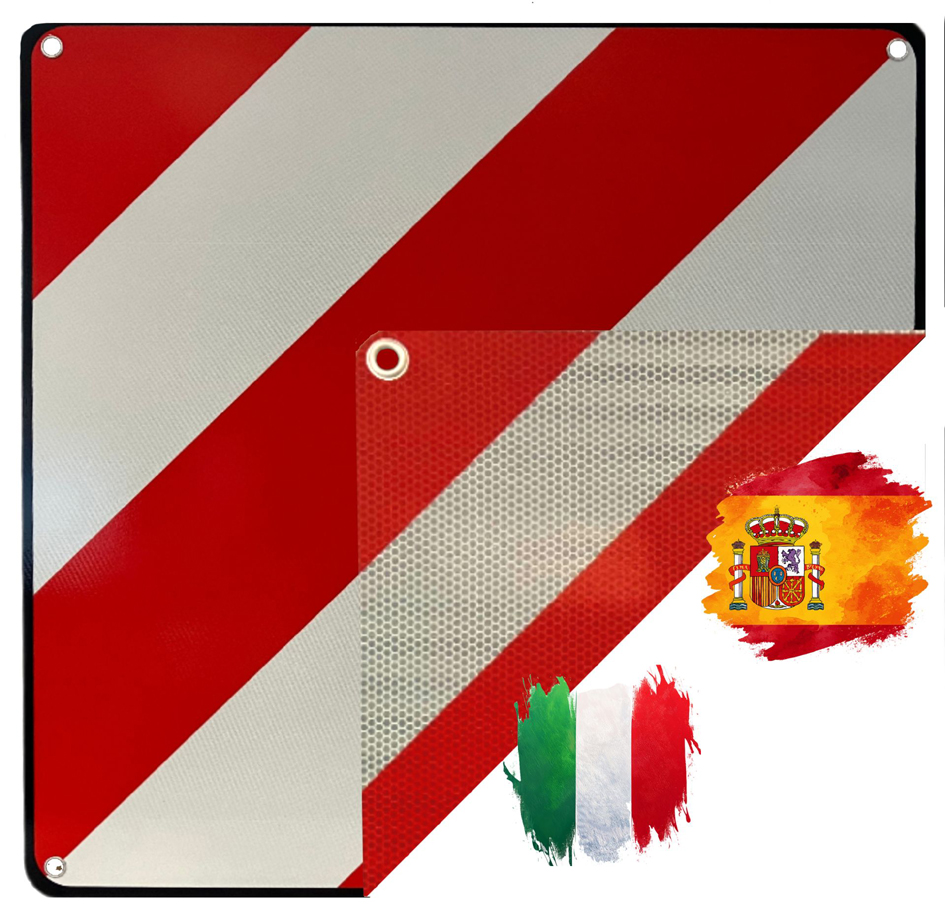Panneau de signalisation 2en1 - Italie & Espagne