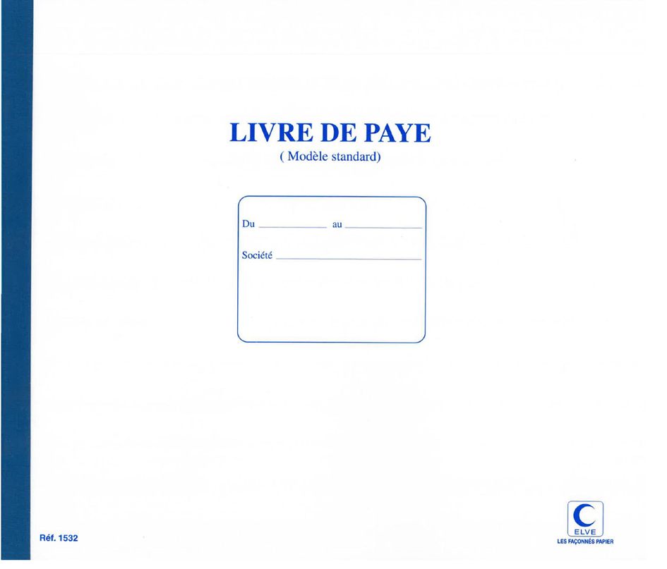 Piqûre "Livre de Paye"