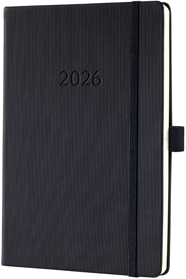 Agenda planning Conceptum, noir
