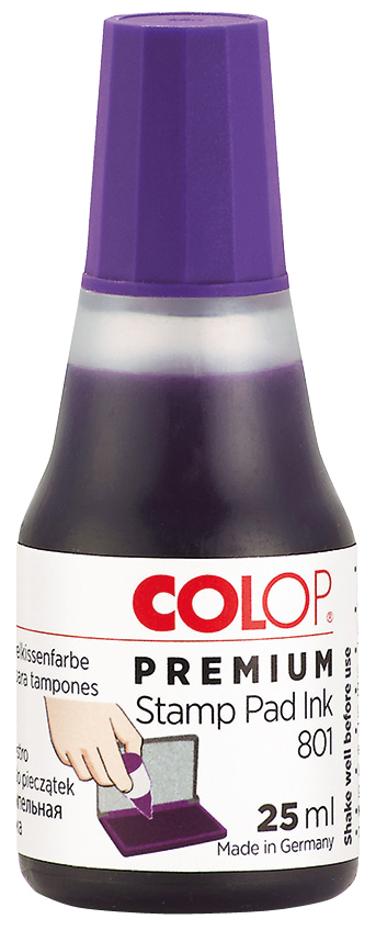 COLOP Encre tampon '801' pour cassette d'encrage, violet
