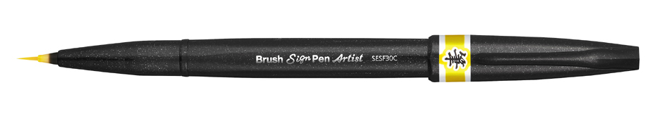 Stylo pinceau Sign Pen Artist, jaune