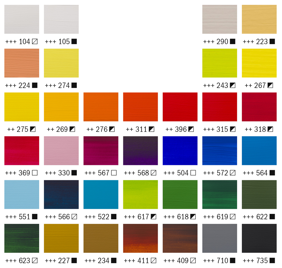 Aperçu des couleurs